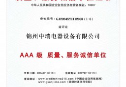 质量服务诚信企业证书